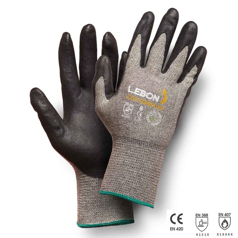 Gant textile enduit ⇒ Gants coton enduction protection des mains
