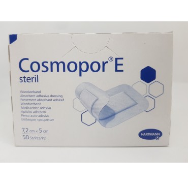Cosmopor-e pansements stériles autoadhésifs 7,2cmx5cm - boîte 50