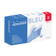 Gants nitrile bleu non poudrés sensiskin euromedis