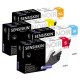 Gants nitrile noir non poudrés sensiskin euromedis