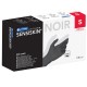 Gants nitrile noir non poudrés sensiskin euromedis