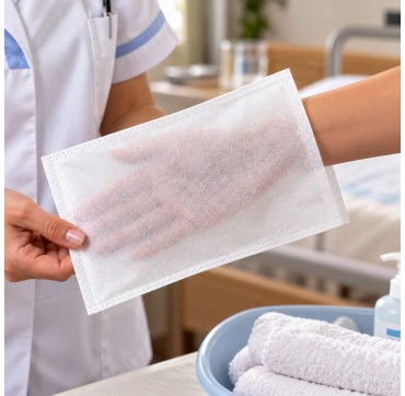 Gants de toilette jetable à usage unique medistock
