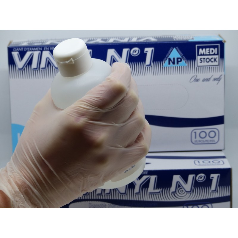 Gants vinyle non poudrés mediclinic - Drexco Médical