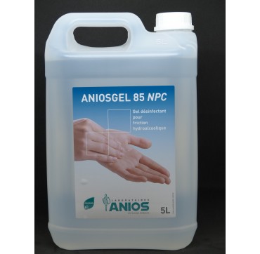 Gel hydroalcoolique aniosgel 85 npc 5l
