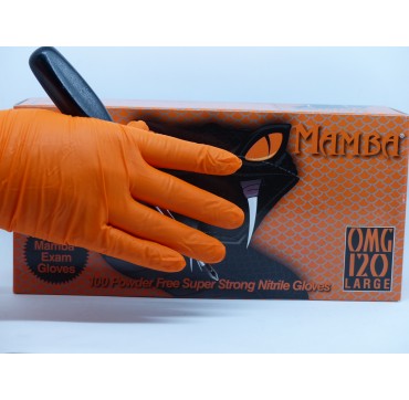 Gants jetables durables nitrile latex poudre libre violet gants jetables excellente sensibilité alimentaire grade moyen 100 Pack 