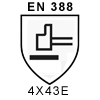 Gants répondant aux exigences des Gants de Protection de la Norme EN 388:2016 4X43E